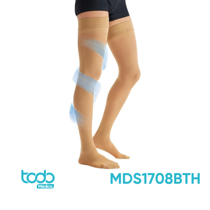 Media de Compresión 20-30 mmHg para Muslo – Color Beige – Talla B