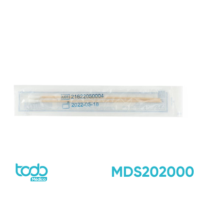 Aplicadores Estériles Largos 6" – Caja de 100 unidades