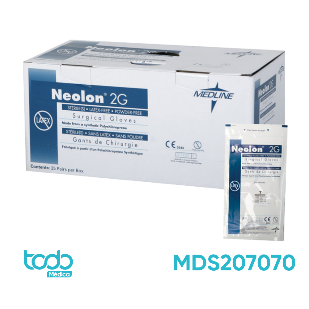 Guante Quirúrgico Neolon® 2G de Neopreno – Talla 7.0