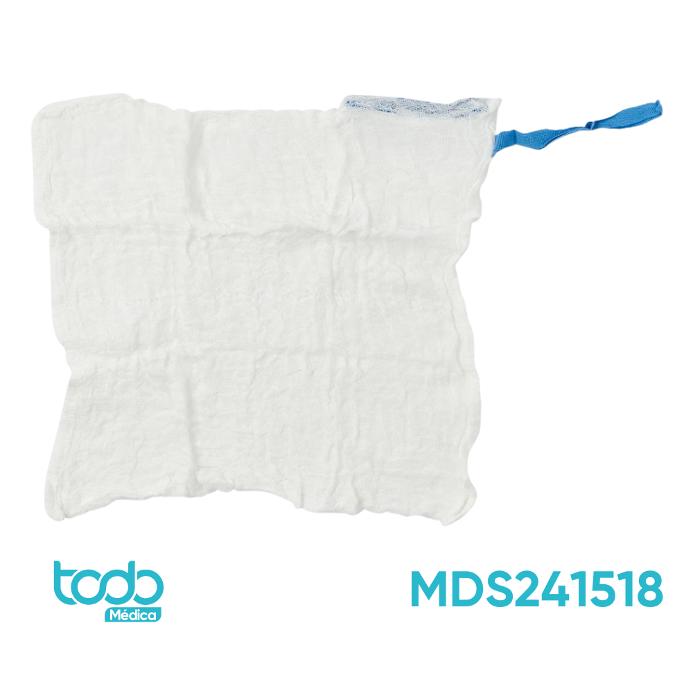 Pañó Abdominal Estéril para Laparoscopia – 12" x 12" (18” x 18”) – Pack de 15 unidades