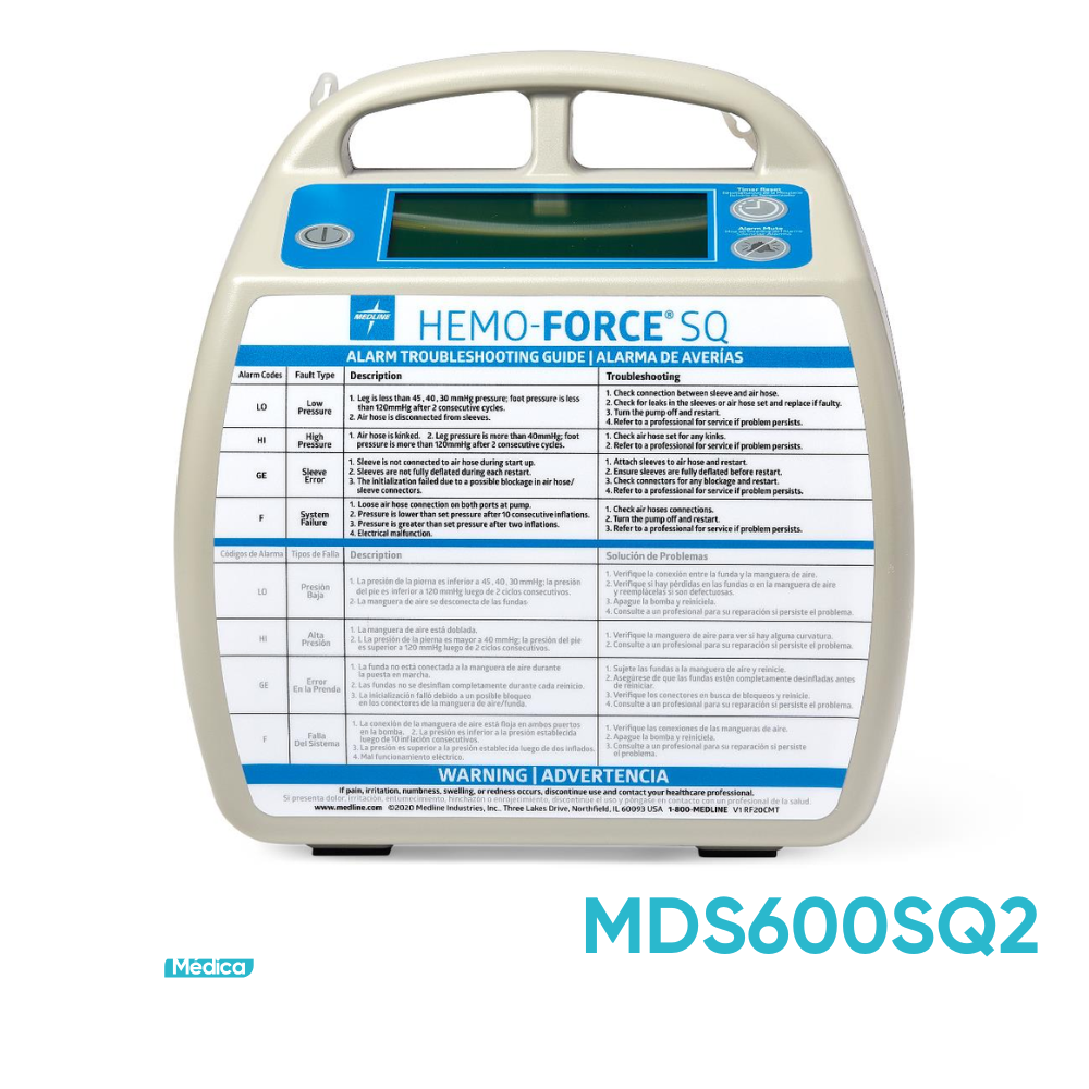 Compresor Hemo Force II DVT Secuencial – Medline