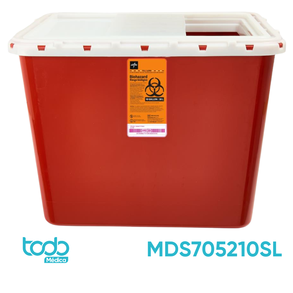 Contenedor para Desechos Punzocortantes Bioinfecciosos – 10 Galones (37.5 L)