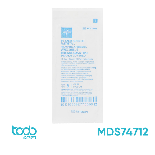 Torunda de Gasa con Contador y Cola Radiopaca SM 3/8"