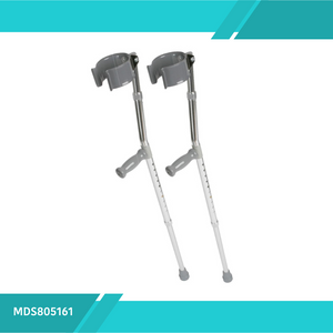 MULETA AJUSTABLE DE ADULTO CON SOPORTE EN ANTEBRAZO
