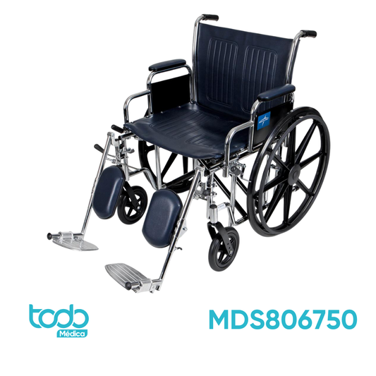 Silla de Ruedas Bariátrica Medline – Asiento de 20"