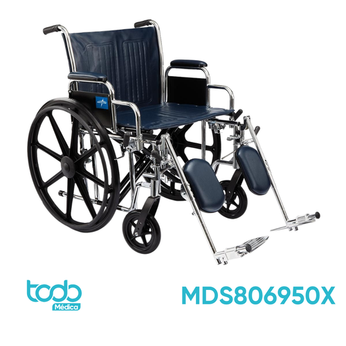 Silla de Ruedas Extra Ancha Excel 24" – Capacidad 227 kg