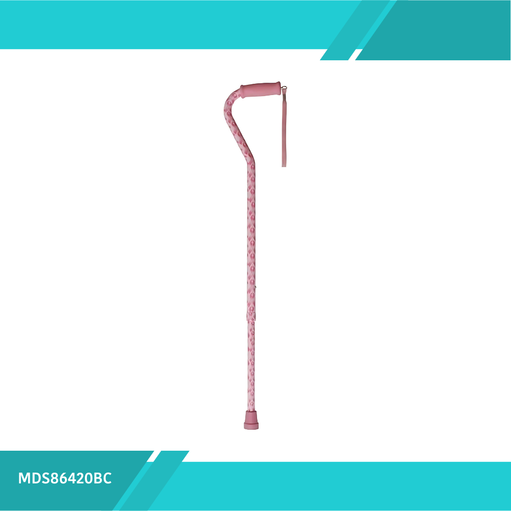 BASTON DE ALUMINIO AJUSTABLE / SIMBOLO CANCER