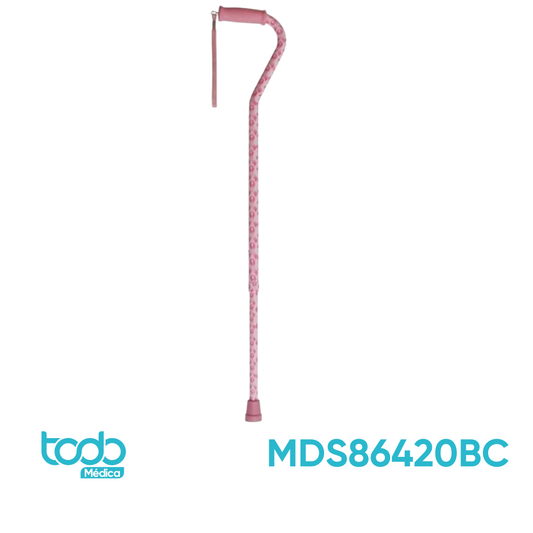 Bastón de Aluminio Ajustable / Símbolo de Cáncer