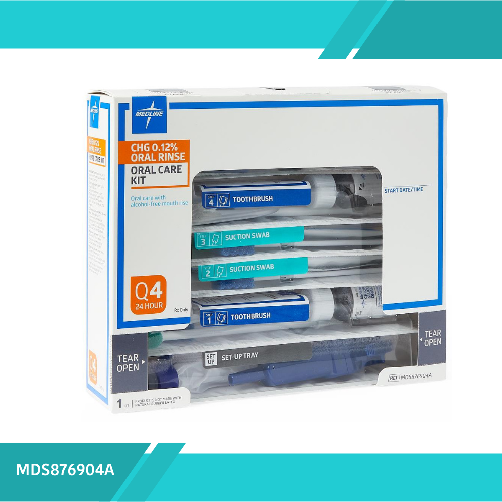 Kit de Limpieza Oral Care Q4 CHG 0.12% 15ML 24HRS