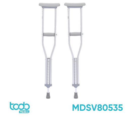 Muletas de Aluminio – Adulto Mediano / Bariátricas