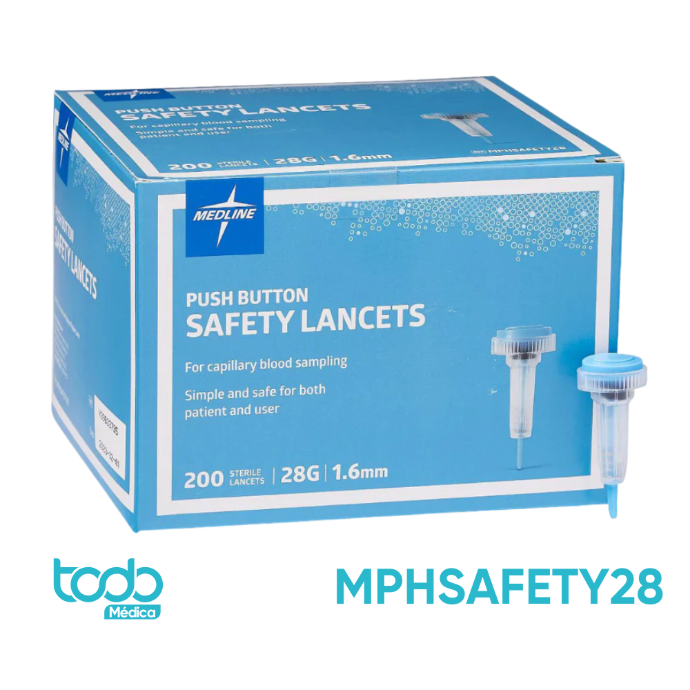Lanceta de Seguridad AG28 – Caja con 200 unidades retráctiles