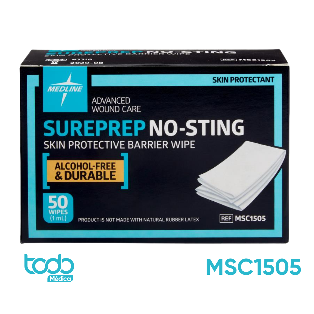 Pad Protector de Piel sin Alcohol – Toallita Sureprep