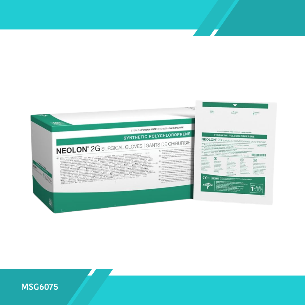 Guante de Neopreno Neolon sin Polvo 2G Talla7.5
