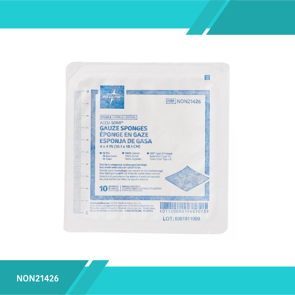 APOSITO GASA ESTERIL 4X4X12