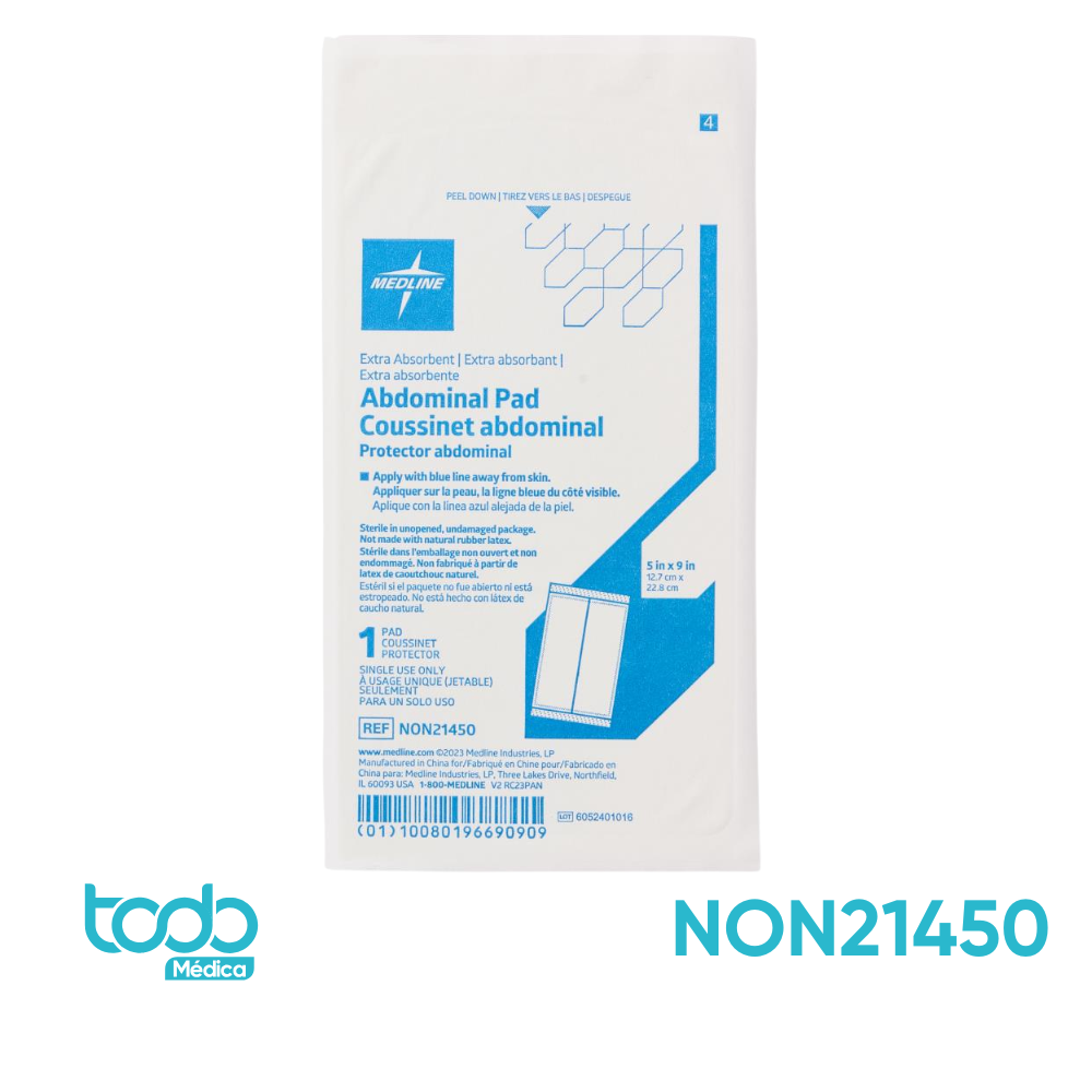 Pad Abdominal Estéril – 5 x 9"