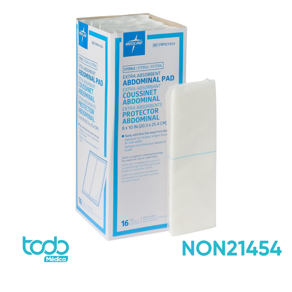 Pad Abdominal Estéril 8" x 10" – Medline
