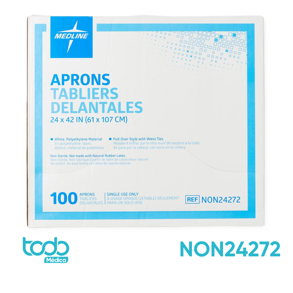 Delantal de Plástico Ligero Impermeable – 61 x 107 cm