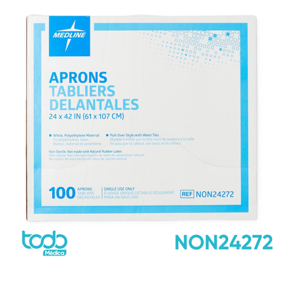 Delantal de Plástico Ligero Impermeable – 61 x 107 cm