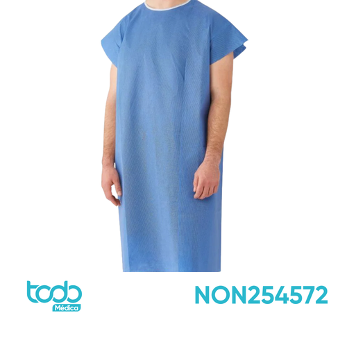 Bata para Paciente Desechable sin Mangas – Talla XXL