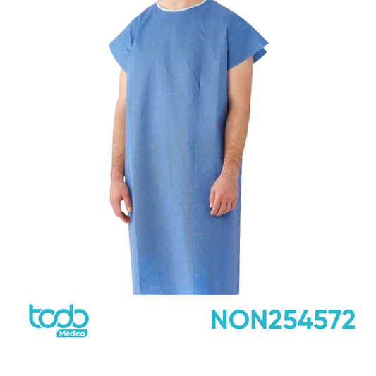 Bata para Paciente Desechable sin Mangas – Talla XXL