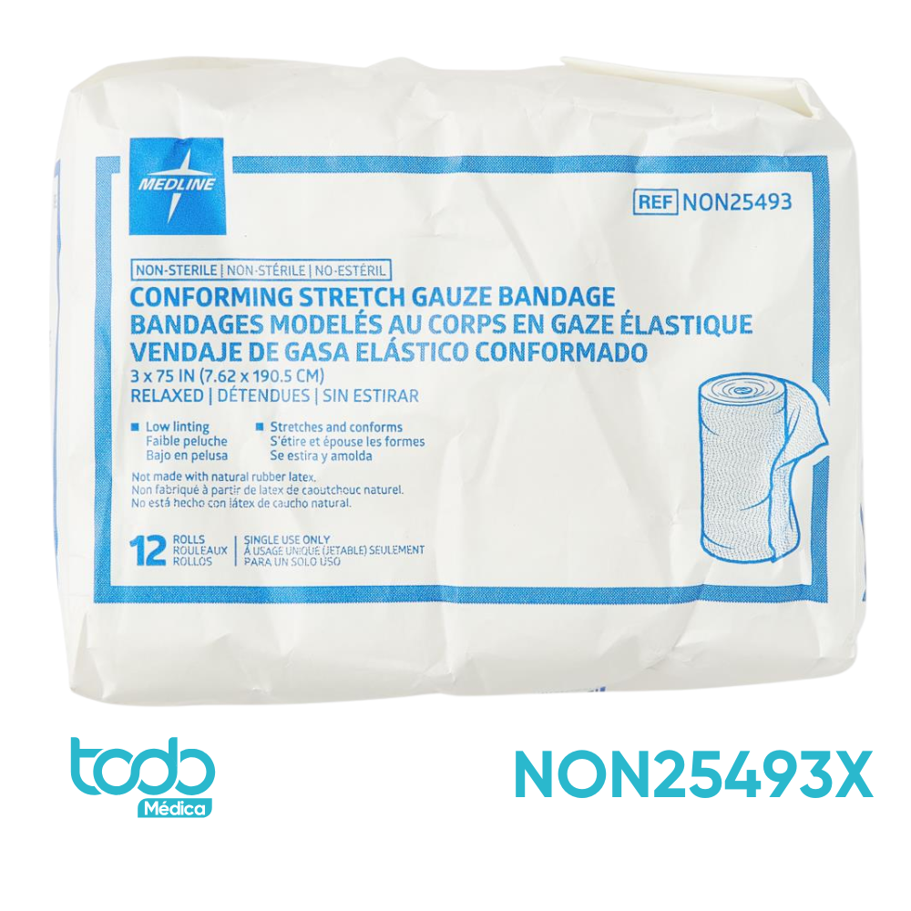 Venda de Gasa Conformable Sof-Form® 3" x 1,9 m – Paquete x 12