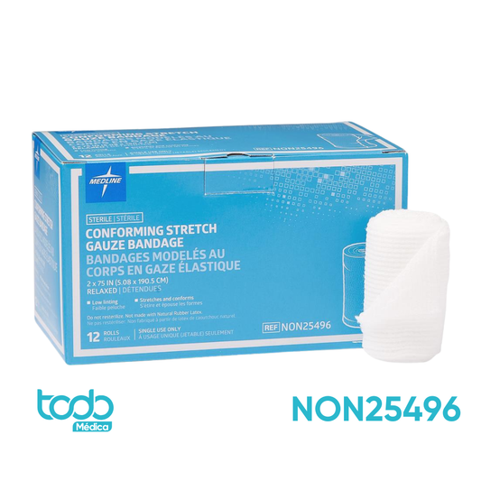 Venda de Gasa Tipo Kling Estéril – 2" x 2M