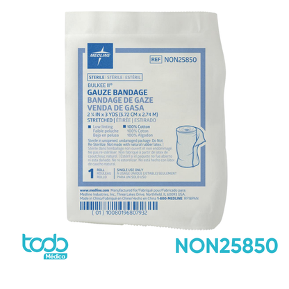 Venda de Gasa de 2.25" x 273 cm – 6 Capas | Caja con 96 unidades