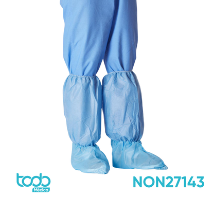 Cubrebotas Antifluido Médico – Impermeable, Antideslizante – Talla L