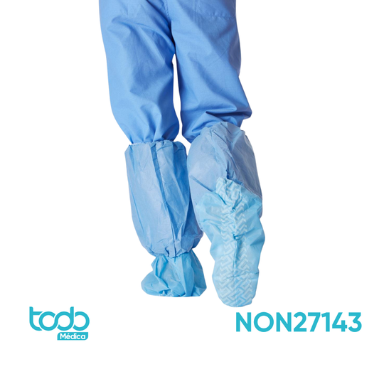 Cubrebotas Antifluido Médico – Impermeable, Antideslizante – Talla L