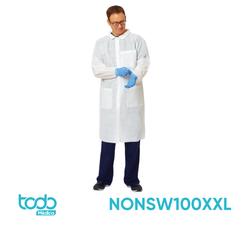 Gabacha Desechable con Broches Talla XXL – Protección Cómoda y Funcional