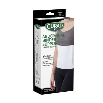 Faja Abdominal Curad Post-Operatoria – 3 Paneles – S/M (30–45")