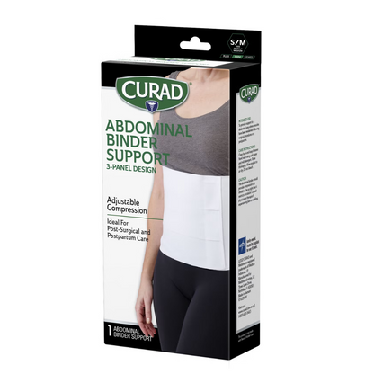 Faja Abdominal Curad Post-Operatoria – 3 Paneles – S/M (30–45")