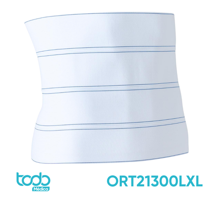 Faja Abdominal Post-Operatoria sin Látex – 12” de Altura