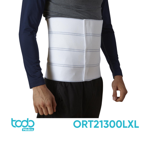 Faja Abdominal Post-Operatoria sin Látex – 12” de Altura