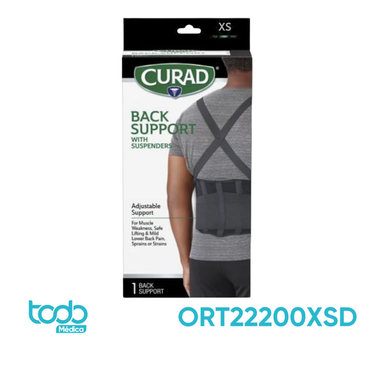 Cinturón Lumbar con Soporte Metálico – Talla XS