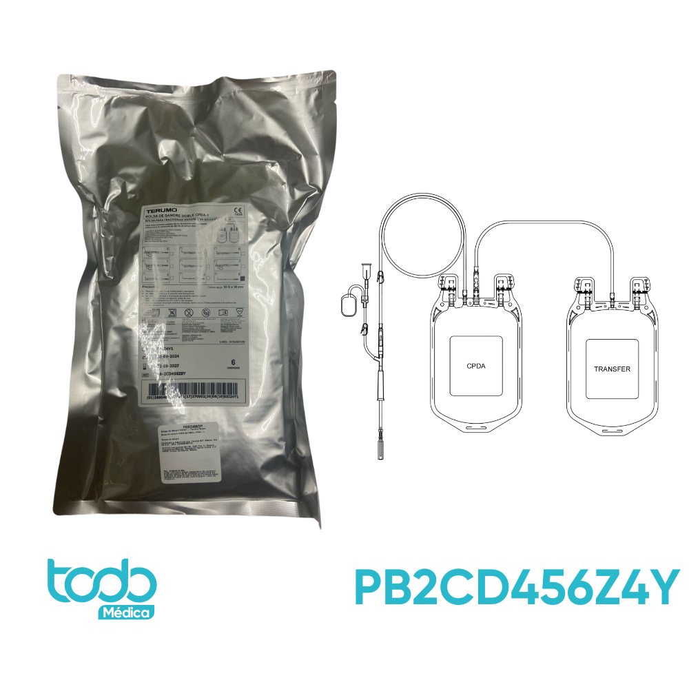 Bolsa para Sangre Doble CPDA-1 de 450 ml