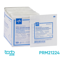 Apósito de Gasa Estéril No Tejida 2x2 pulgadas – 4 capas