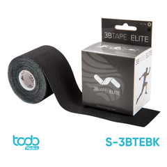 Vendaje Neuromuscular Elite Negro – Kinesiology Tape Premium – Rollo 2
