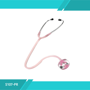 Estetoscopio Clear Sound con diseño de Lazo Rosa