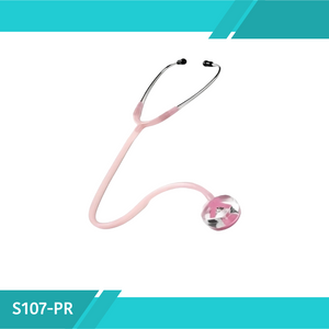 Estetoscopio Clear Sound con diseño de Lazo Rosa