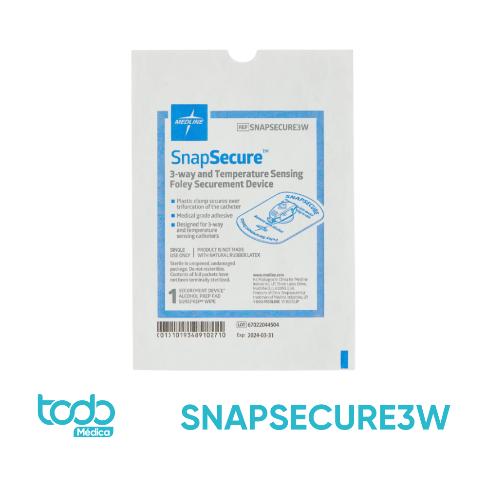 Sujetador SnapSecure para Sonda Foley de 3 Vías