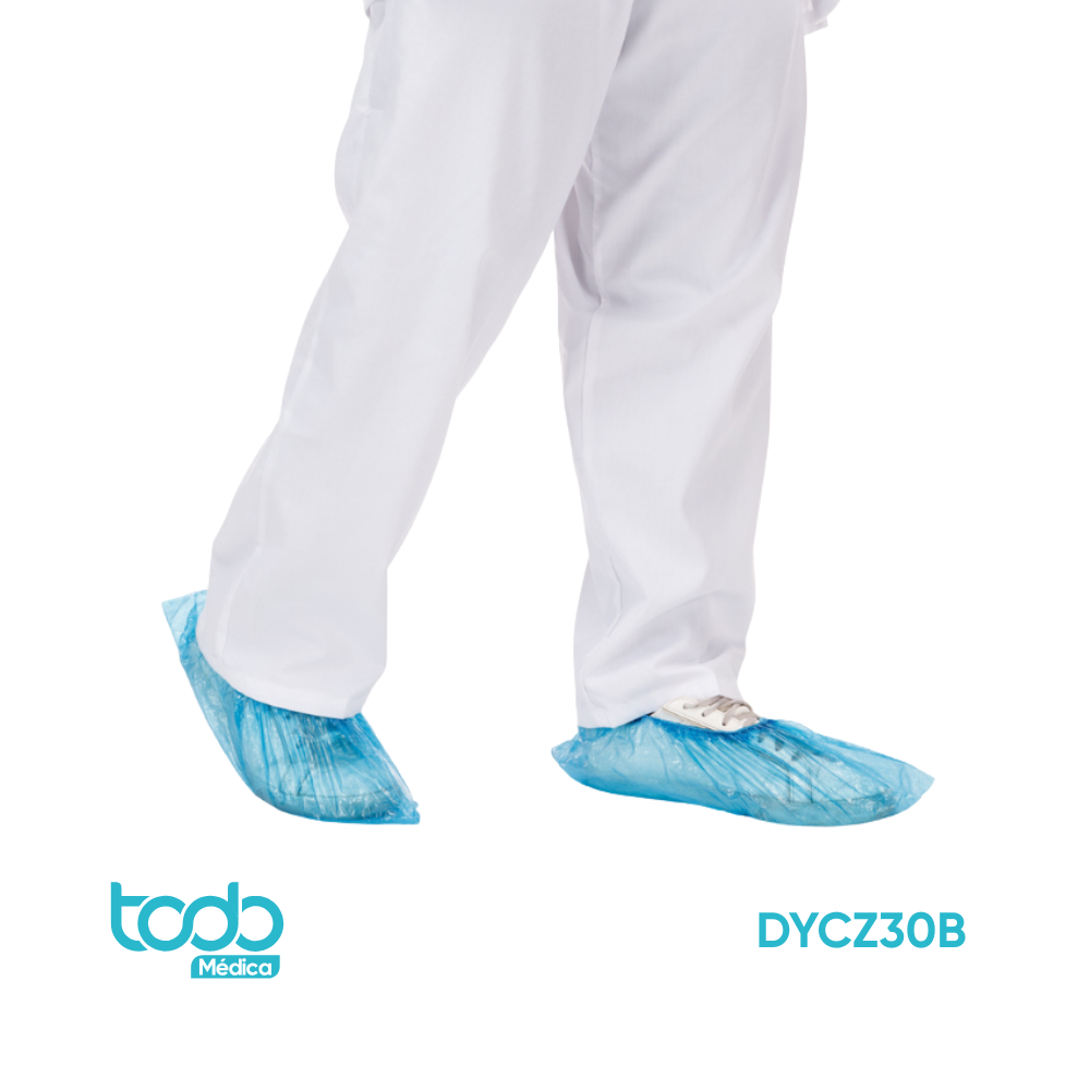 CUBREZAPATO CELESTE ANTIDESLIZANTE
