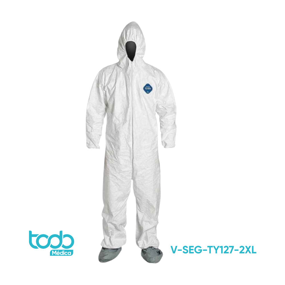 TRAJE PROTECCIÓN DU-PONT TYVEK CON GORRO TALLA 2XL