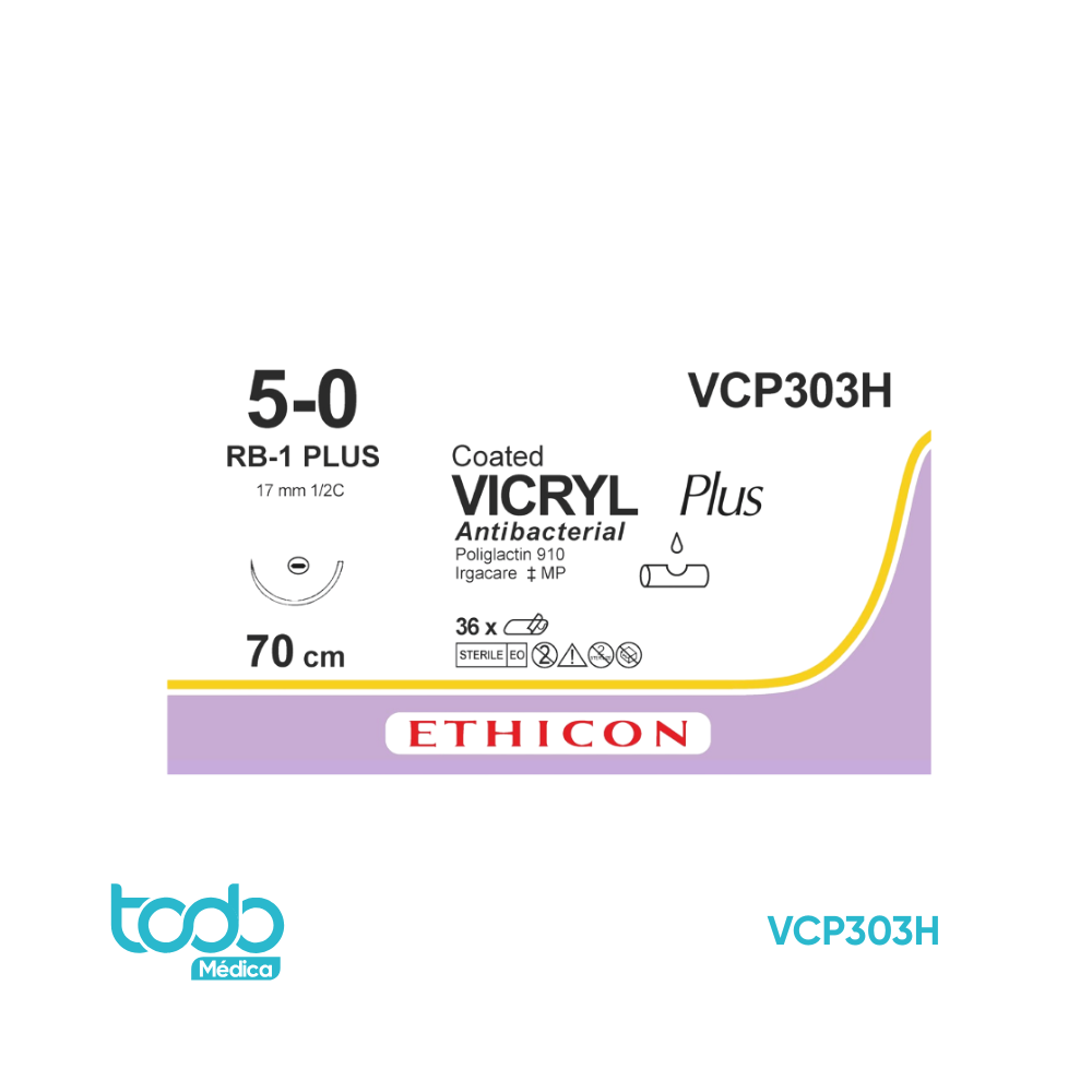 VICRYL PLUS ETHICON 5-0 RB-1