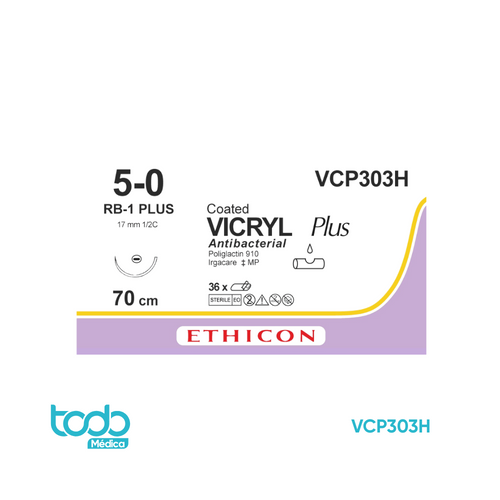 VICRYL PLUS ETHICON 5-0 RB-1