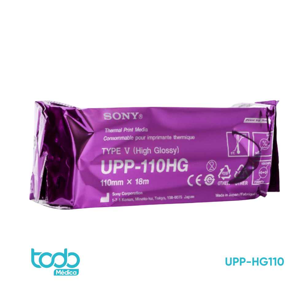 PAPEL PARA ULTRASONIDO SONY ORIGINAL DE 110X18CM