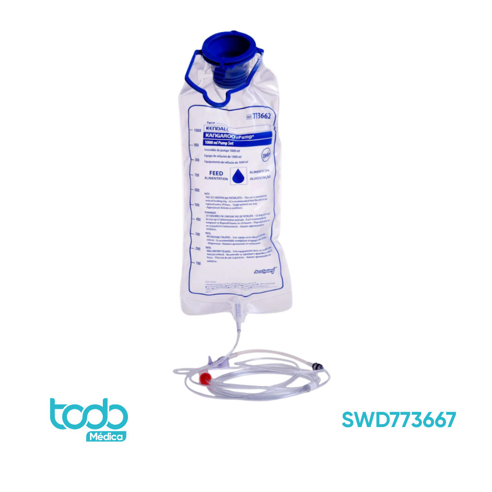 BOLSA DE ALIMENTACIÓN KENDALL E-PUMP DE 1000ML