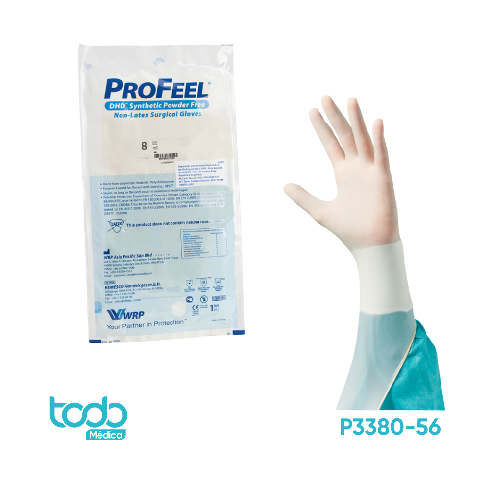 Guante Poliisopreno Profeel Talla 8.0