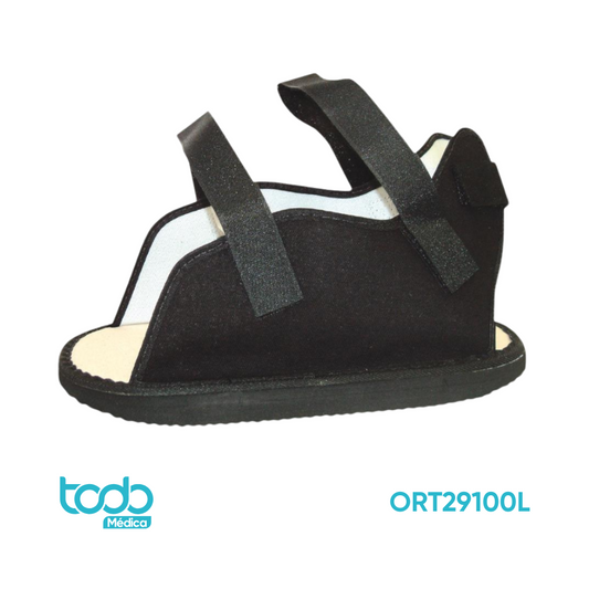 ZAPATO PARA YESO COLOR NEGRO TALLA L