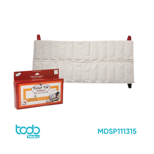 Compresa Húmeda/Caliente Reutilizable para espalda de 10X24"
